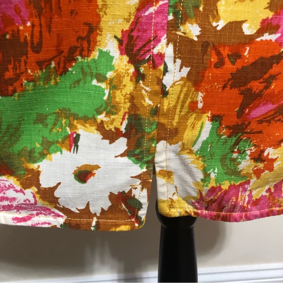 NWT! Talbots Bright Floral Sheath Dress Size 6P - Picture 7 of 11